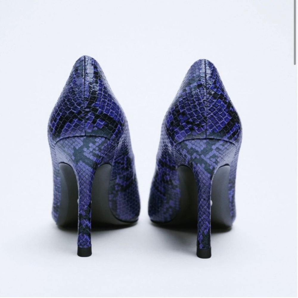 Zara pointy pattern sexy heels - Picture 4 of 4